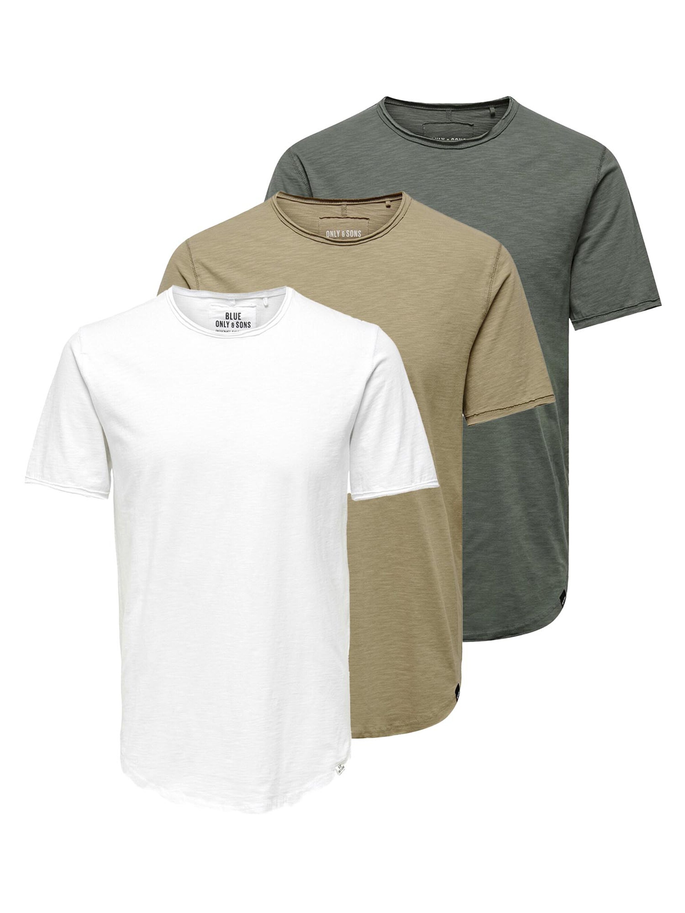 Only & Sons Shirt 'ONSBENNE' in Grey: front