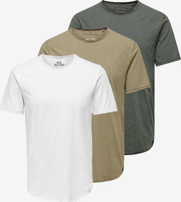 Only & Sons Shirt 'BENNE' in Grey: front
