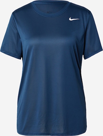 NIKE Performance shirt in Blue: front
