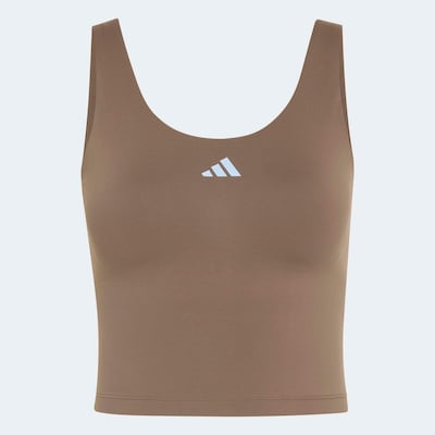 ADIDAS PERFORMANCE Sports Top 'Studio All Me' in S in Brown, Item view