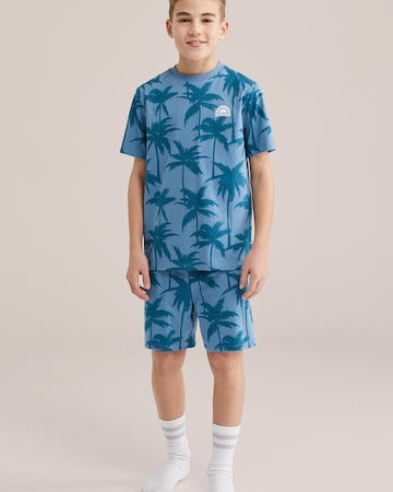 WE Fashion Пижама в Синий