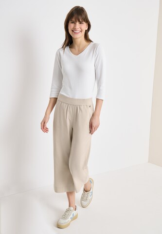 CECIL Wide Leg Hose in Beige