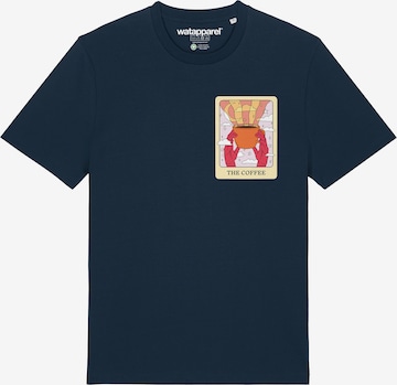 T-Shirt 'Tarot The Coffee' Watapparel en bleu : devant