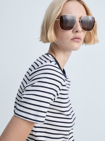 MANGO Shirt 'RITA' in Blue