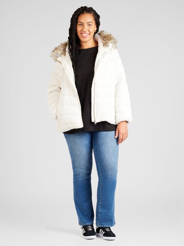 ONLY Carmakoma Winterjacke in Weiß