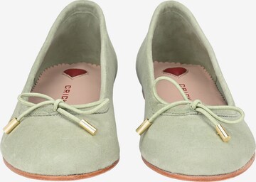 Crickit Ballet Flats 'JUDITH' in Green