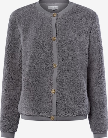 Veste en polaire Marie Lund en gris : devant