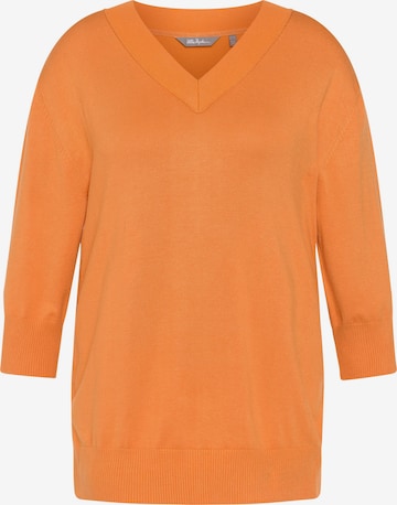 Pull-over Ulla Popken en orange : devant