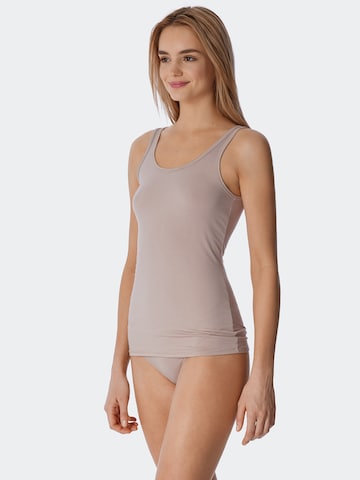 Maillot de corps SCHIESSER en beige : devant