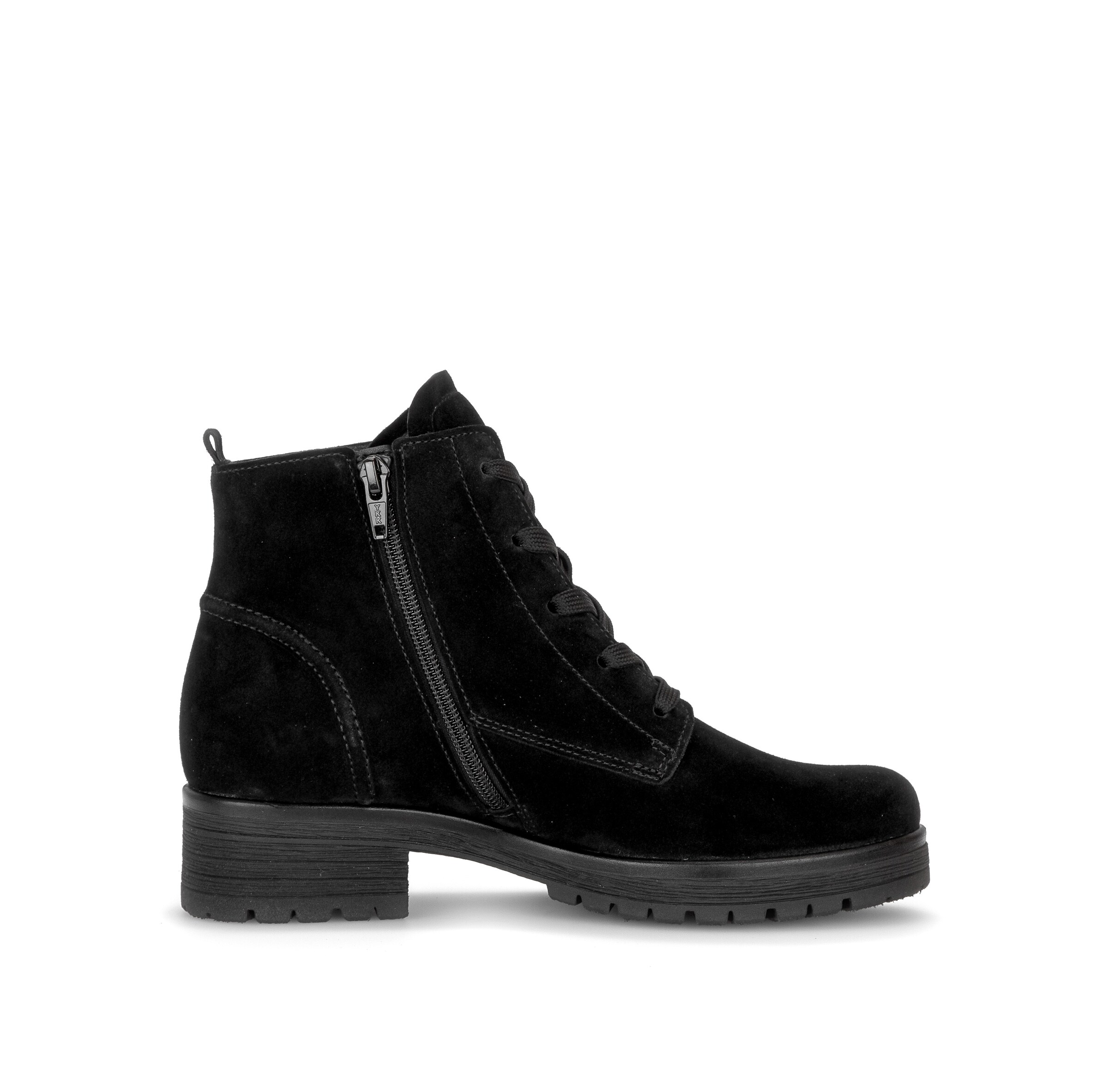 GABOR Lace-Up Ankle Boots in Black
