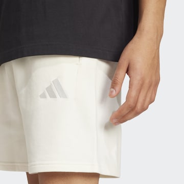 ADIDAS SPORTSWEAR Regular Workout Pants in White