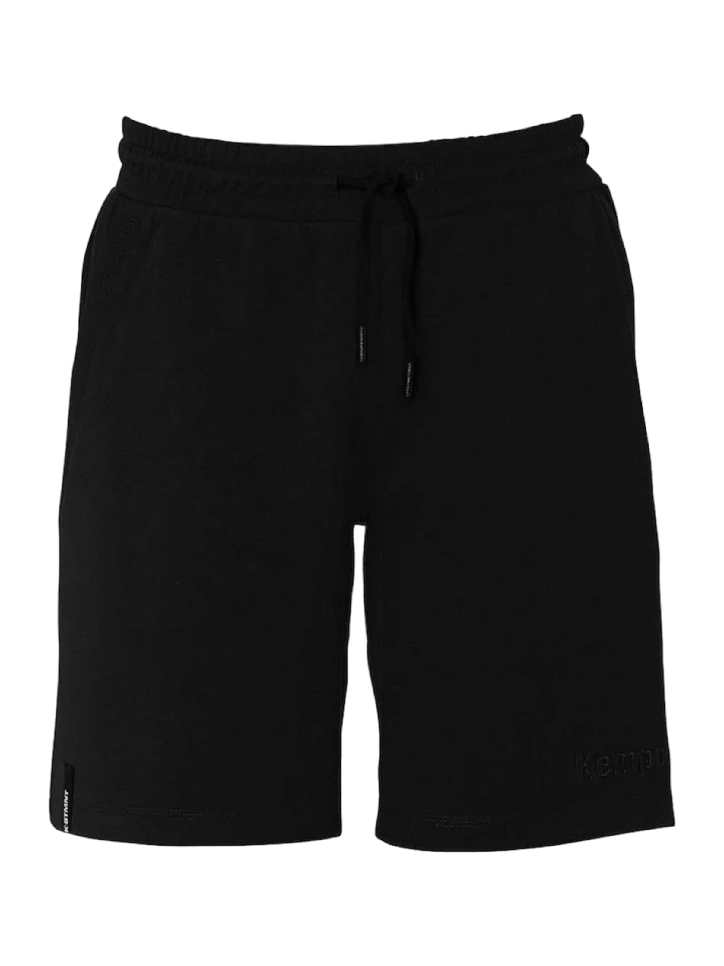 KEMPA Normální Sportovní kalhoty – černá: přední strana