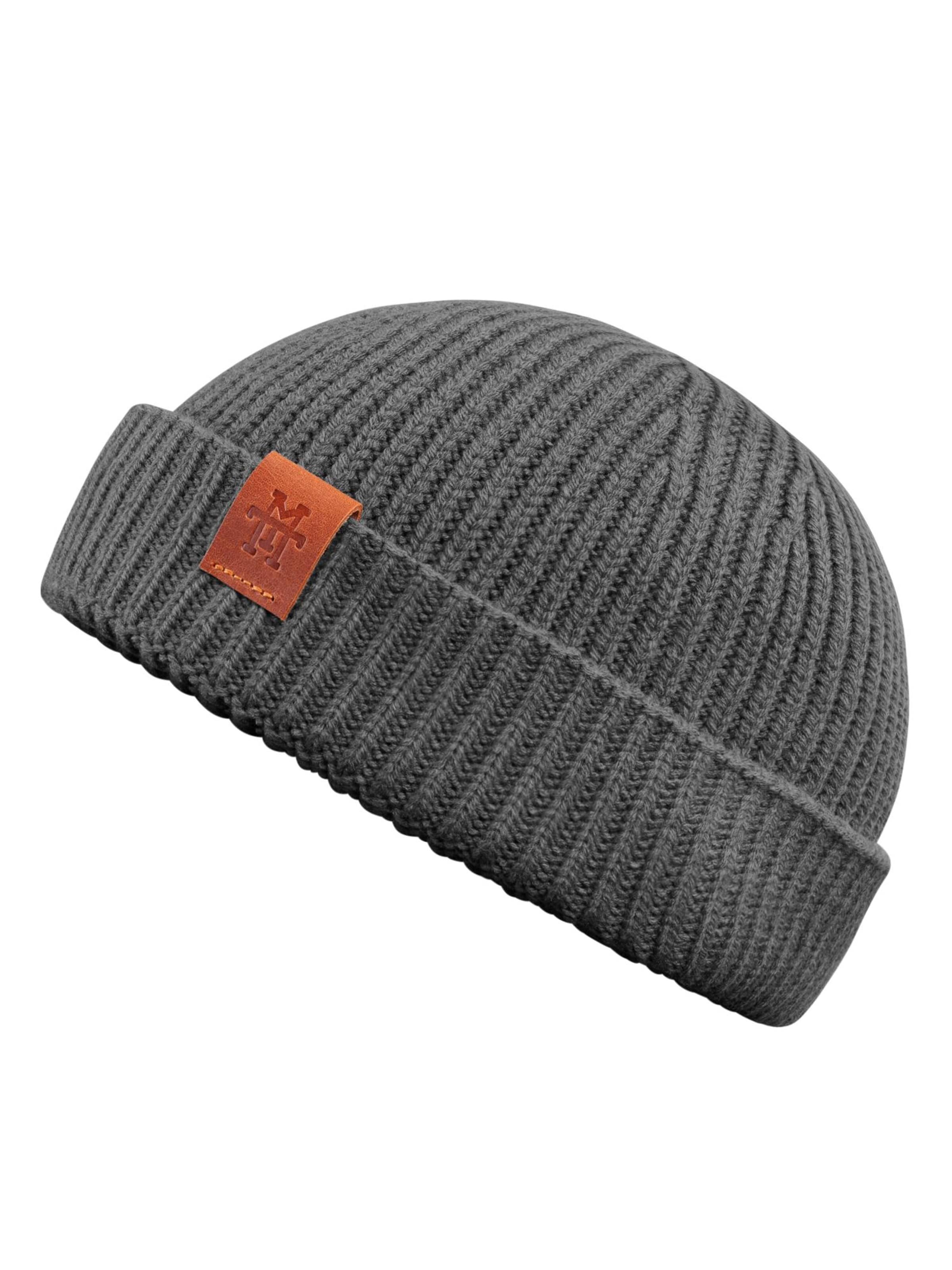 Manufaktur13 Beanie 'Fishermans' in Grey: front