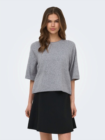 ONLY Sweater 'ONLLOYAL' in Grey: front