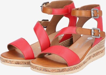 REMONTE Sandalen met riem in Rood