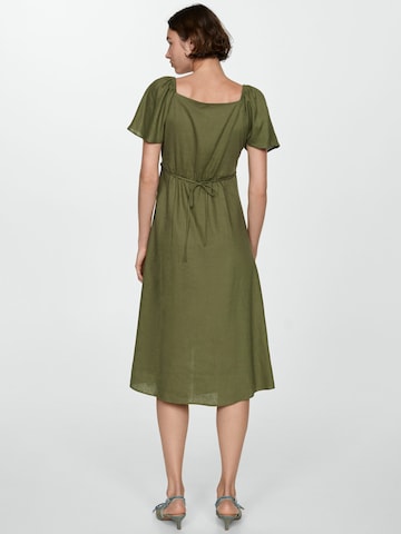 MANGO Summer Dress 'Red3' in Green