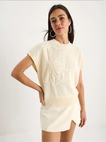 Bianco Lucci Sweater in Beige