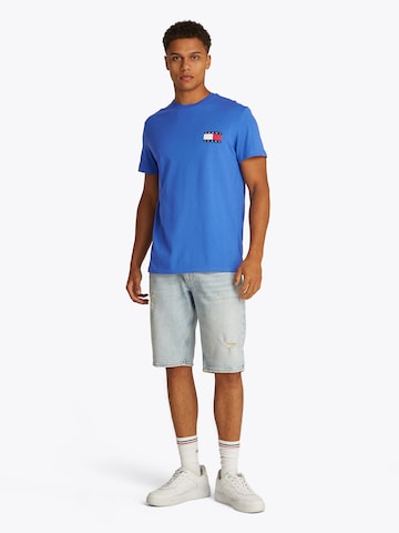Tommy Jeans Koszulka 'ESSENTIAL' w kolorze niebieski