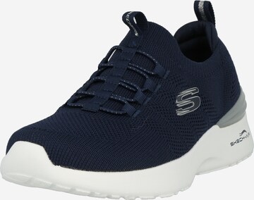 Slip on SKECHERS en bleu : devant