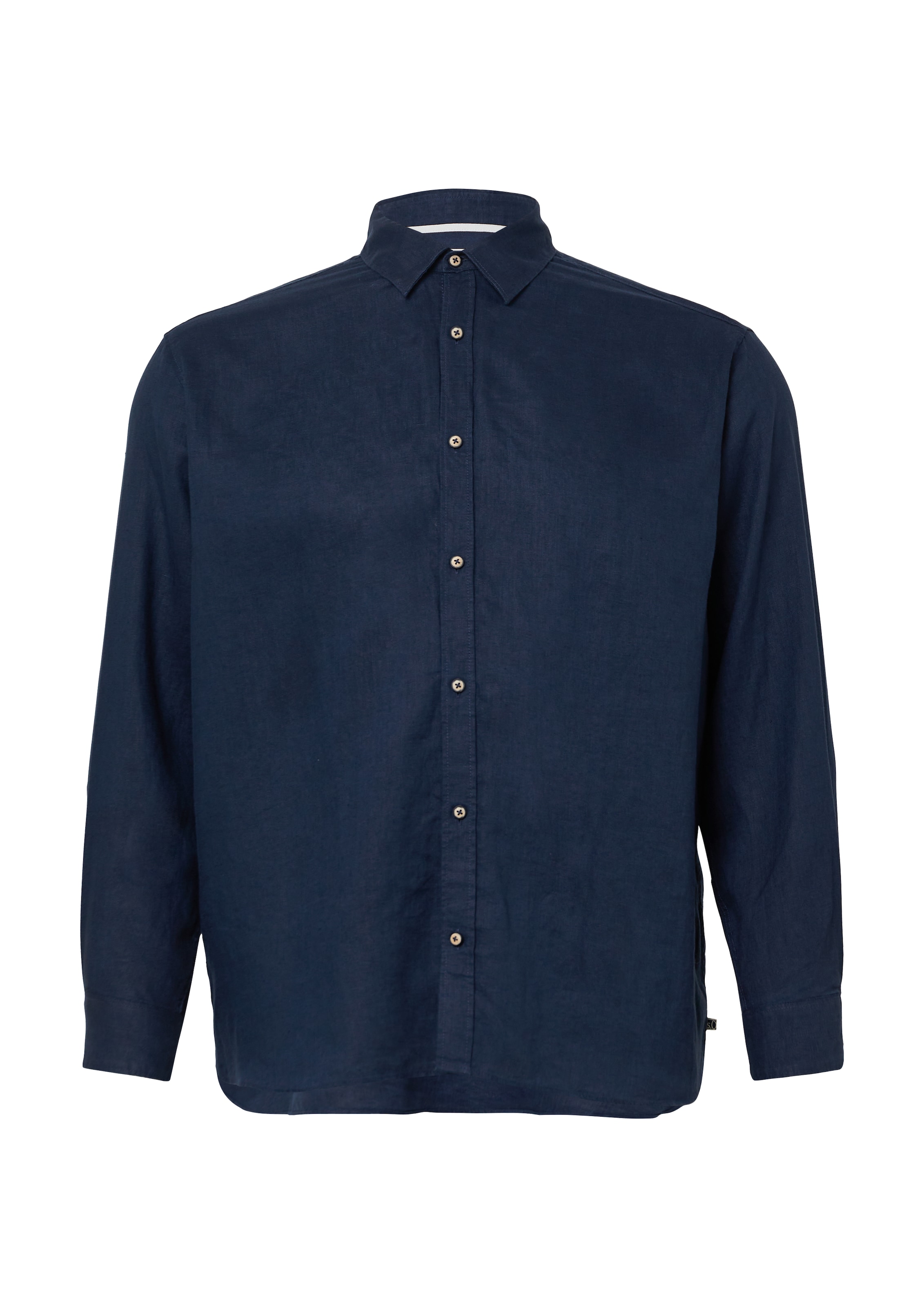s.Oliver Men Big Sizes Regular Fit Hemd in Blau: Vorderseite