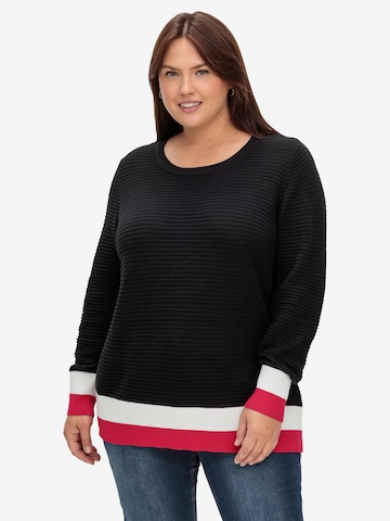 SHEEGO Sweater in Black: front