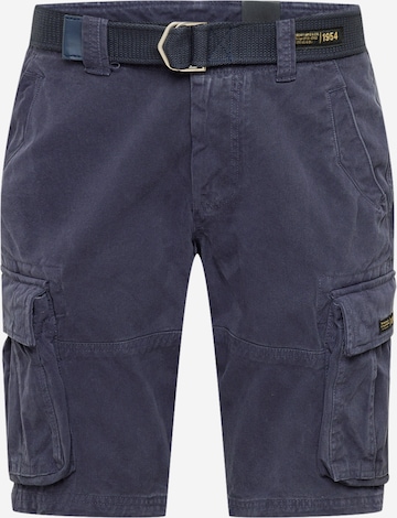 Superdry Regular Карго панталон 'Vintage Core' в сиво: отпред