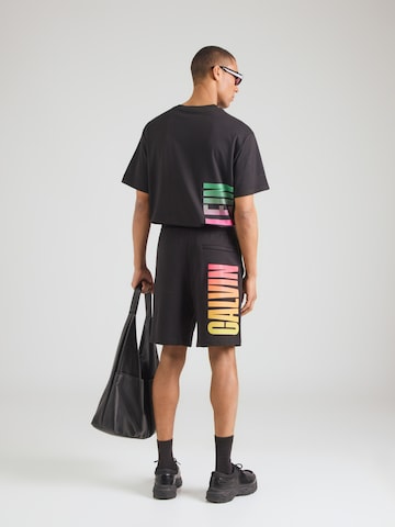 Regular Pantaloni 'PRIDE' de la Calvin Klein Jeans pe negru