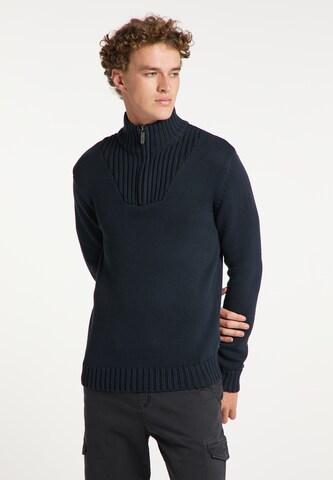 MO Sweater in Blue: front