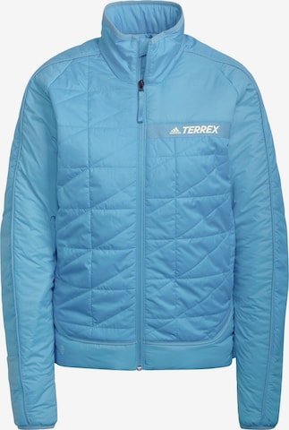 ADIDAS TERREX Outdoorjas in Blauw: voorkant