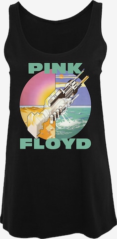 F4NT4STIC Top 'Pink Floyd Wish You Were Here' in Black: front