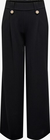ONLY Wide leg Pleat-front trousers 'SANIA' in Black: front
