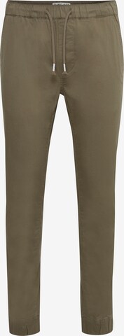 Regular Pantalon chino 'Louis' 11 Project en vert : devant