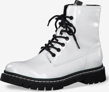 TAMARIS - Botines con cordones en blanco: frente