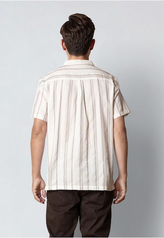 Clean Cut Copenhagen Comfort fit Overhemd 'Evald' in Beige