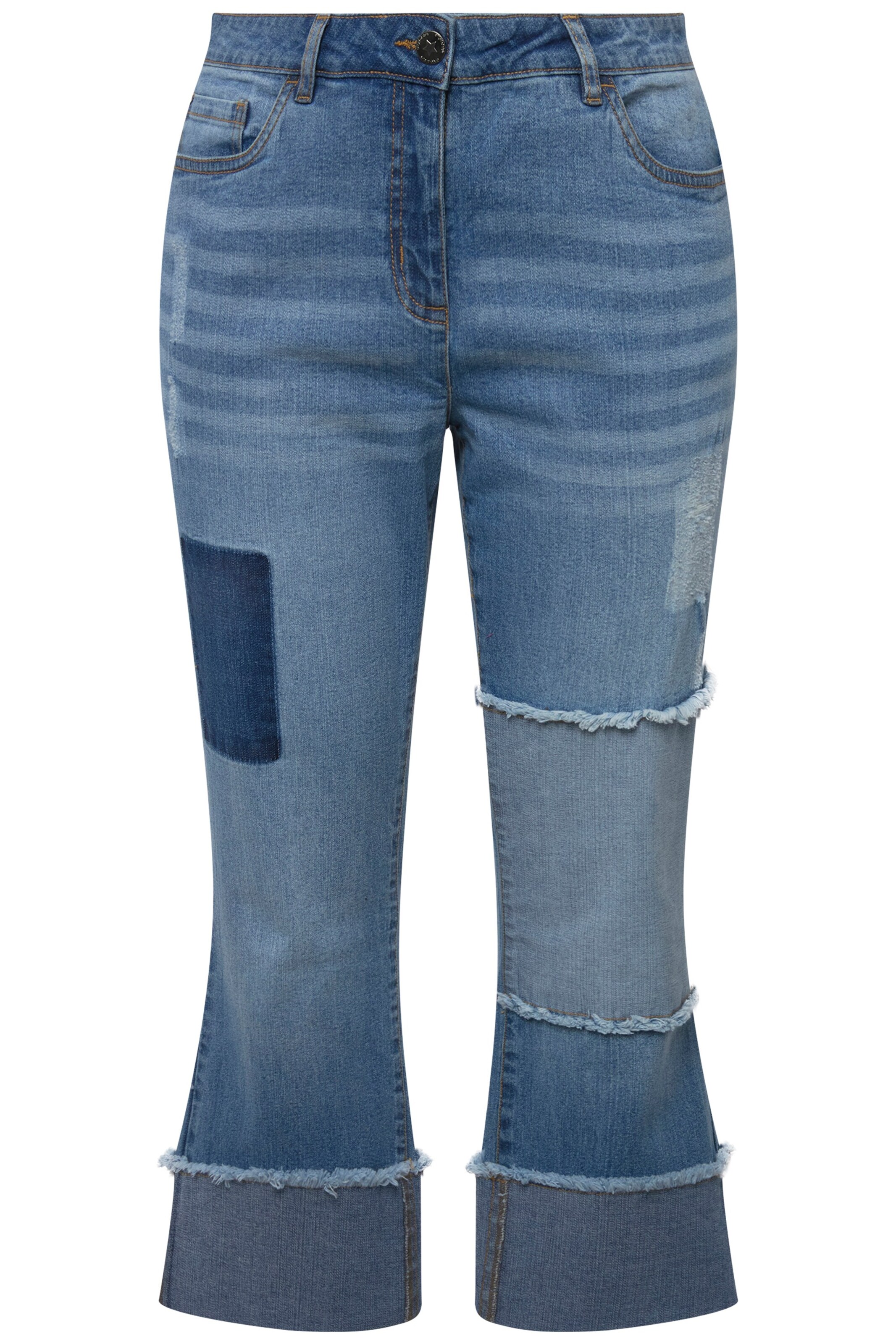 Angel of Style Flared Jeans in Blauw: voorkant