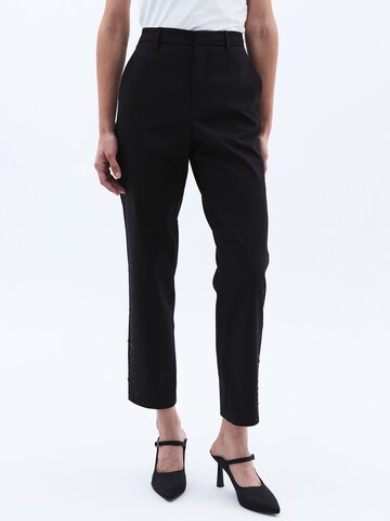 regular Pantaloni di OXXO in nero: frontale