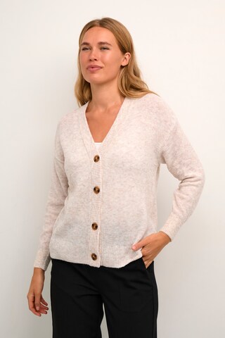 Kaffe Strickjacke 'Sia' in Beige: Vorderseite