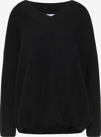 usha WHITE LABEL Pullover in Schwarz: predná strana