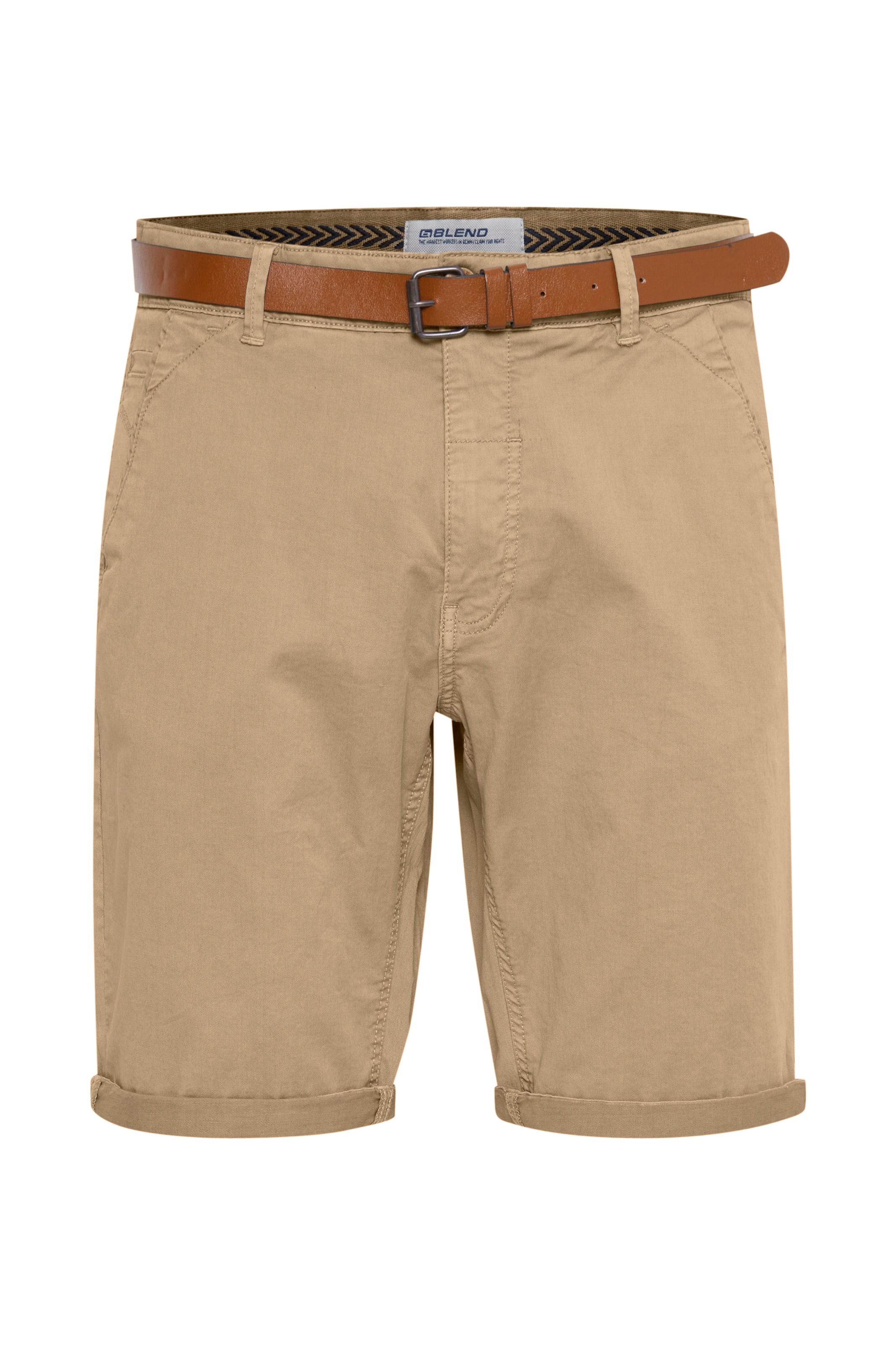 BLEND Regular Chino 'BRANE' in Beige: voorkant