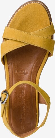 TAMARIS Sandal in Yellow