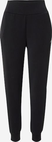 4F Tapered Workout Pants in Black: front