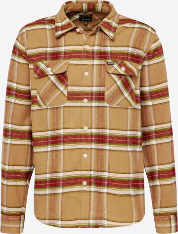 Chemise 'BOWERY' Brixton en marron : devant