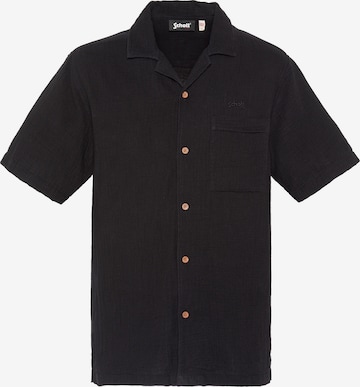 T-Shirt Schott NYC en noir : devant