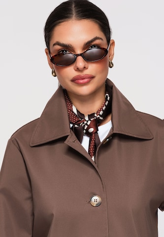 Manteau mi-saison 'OW-COLC-0114' Ombre en marron