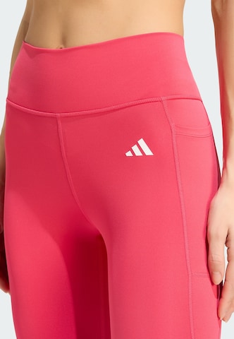 ADIDAS PERFORMANCE Скинни Спортивные штаны 'Opt Ess' в Ярко-розовый