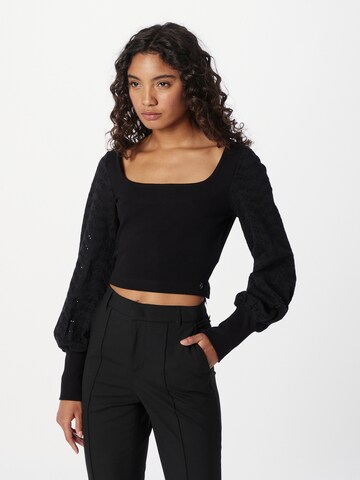 GUESS Shirt 'NASSIAT' in Black: front