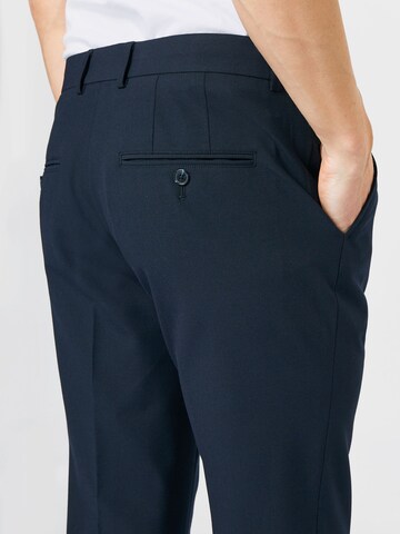 Coupe slim Pantalon 'Liam' Matinique en bleu