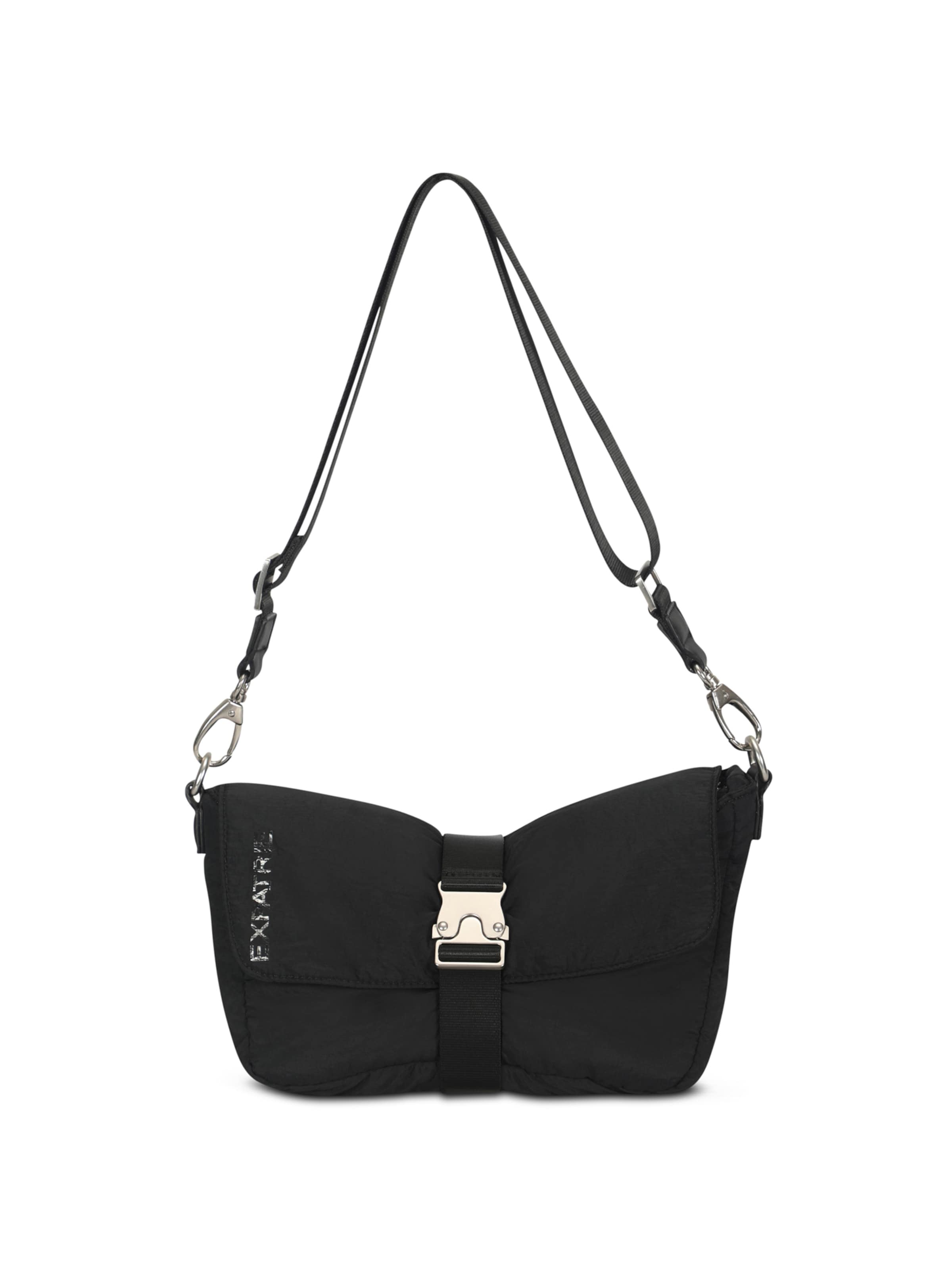 Sac à bandoulière 'Bobby' Expatrié en noir : devant