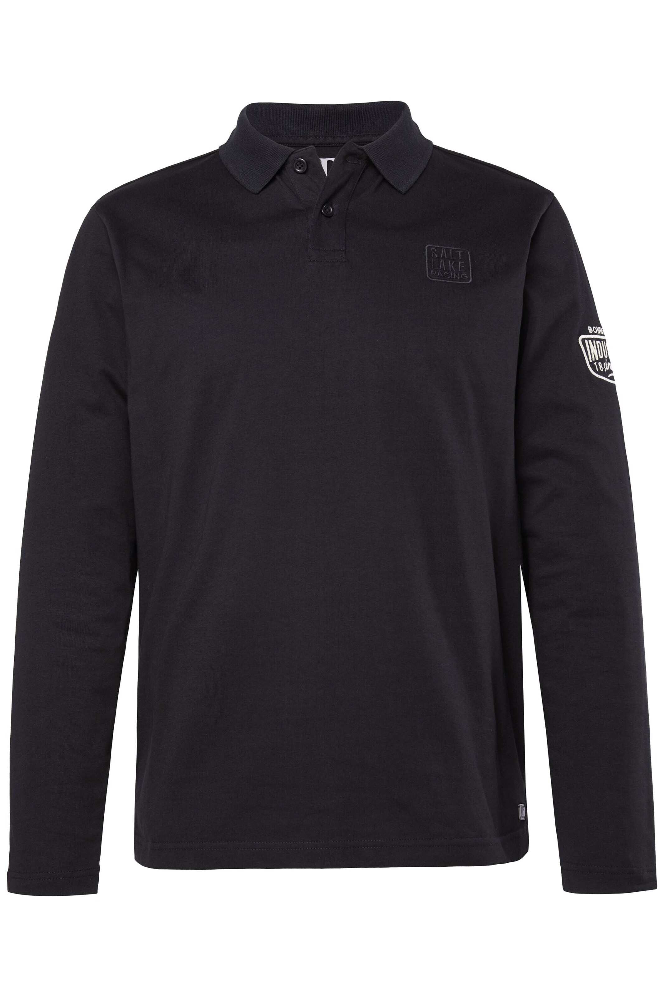 JP1880 Shirt in Zwart: voorkant