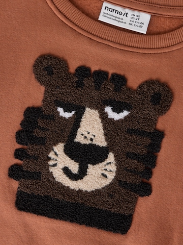 NAME IT Bluza 'NMMLOCON' w kolorze brązowy
